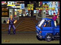 une photo d'Ã©cran de Burning Fight sur SNK Neo Geo